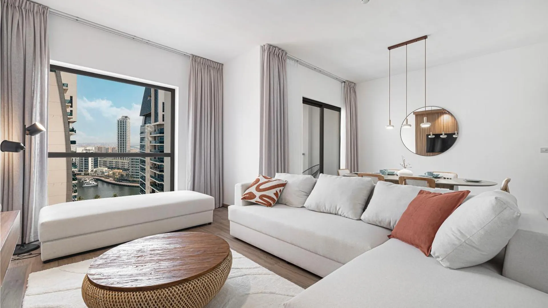 דובאי 2Br Close To The Beach - Projector Nights איחוד האמירויות הערביות